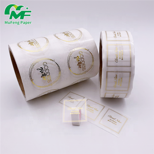 Tùy chỉnh in ấn logo nhãn sinh thái thân thiện không thấm nước Vinyl cuộn tự dính dán - Product Image 5