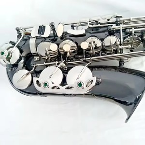 Saxophone <span class=keywords><strong>alto</strong></span> en Mi bémol noir à bon <span class=keywords><strong>prix</strong></span>, <span class=keywords><strong>instrument</strong></span> plaqué nickel - Product Image 5