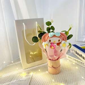 Sac à main en forme de poupée en laine mignonne 520 pour la saison des diplômes, avec un ensemble pour mariage et anniversaire - Product Image 6