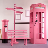Grande cabine photo décorative en fer, anti-corrosion, résistante aux intempéries, pour événements mobiles, autoportante, pour mariages et fêtes