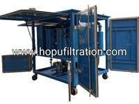 Purificateur d'huile pour transformateur en caisson étanche HOPU – Unité mobile de purification d'huile pour filtration sur site