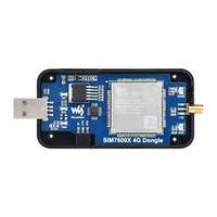 DONGLE 4G SIM7600NA-H, Posicionamiento GNSS, para Raspberry Pi 4 en América del Norte