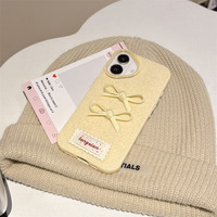 Coque de téléphone en plastique scintillante pour filles, avec nœud, antichoc et mignonne, pour iPhone 17 16 Pro Max – Vente en gros