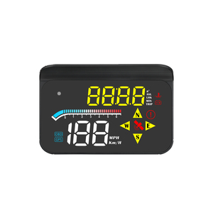 全球定位系统平视显示器M17平视显示器Obd2速度计诊断工具，所有汽车上的汽车油耗 - Product Image 1