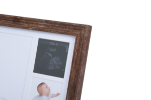 Marco de Fotos de Madera Blanca Envejecida para Registro de Crecimiento del Bebé, para Imágenes de Ultrasonido y Recién Nacidos, Decoración para Cuarto de Bebé - Product Image 6