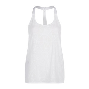 Nouveau Blanc À Volants Hors Gym Dames Yoga Gilet Récolte Femmes Débardeur - Product Image 3