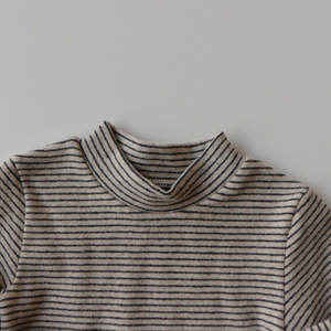 Ropa de dormir de invierno para niños y niñas, <span class=keywords><strong>pijamas</strong></span> personalizados de manga larga a rayas, 100% de algodón - Product Image 3