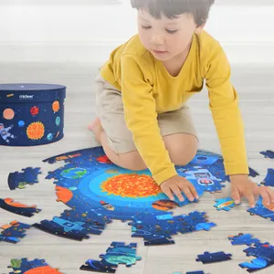 Ruimte Jigsaw Papier Puzzels Custom Papier Puzzel Diy Speelgoed 3D Zonnestelsel Puzzel