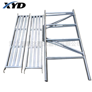 Khung giàn giáo di động có thể gập lại với thang | <span class=keywords><strong>h</strong></span>ệ thống giàn giáo xây dựng di động - Product Image 2