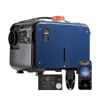 Calentador de aire diésel de 8KW, 12 y 24V, 110V/240V, calentador de aire para estacionamiento de automóviles diésel, interruptor LCD todo en uno, versión clásica