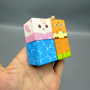 Blocs <span class=keywords><strong>de</strong></span> construction magnétiques sur le thème des dinosaures, personnalisables, 1 pouce, STEM |   Jouets cubes magnétiques à assembler pour enfants ASTM BSCI EN71 - Product Image 2