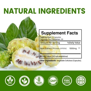 Cápsulas de Extracto de Noni, Suplementos Antioxidantes Naturales, Venta Caliente OEM ODM - Product Image 3