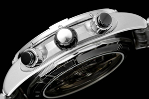Reloj Cronógrafo Automático Mecánico para Hombre, Caja de Cerámica, Cristal de Zafiro, Correa de Acero Inoxidable, Reloj de Negocios - Product Image 5