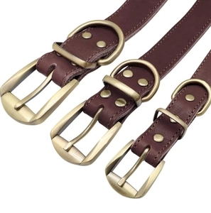 Collar de Perro Moderno de Cuero PU Sólido con Placa de Identificación Grabada, Diseño Suave Personalizado, Color Personalizado Ecológico - Product Image 5