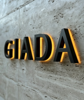 Enseigne lumineuse LED 3D personnalisée en acrylique, étanche, pour extérieur, logo d'entreprise, signalétique, décoration de façade de magasin ou d'hôtel