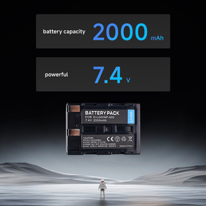 シグマ SD14 デジタル一眼レフカメラアクセサリー D-Li50 Dli50 7.4V 2000mAh 正確な電力表示デジタルバッテリーパック - Product Image 3