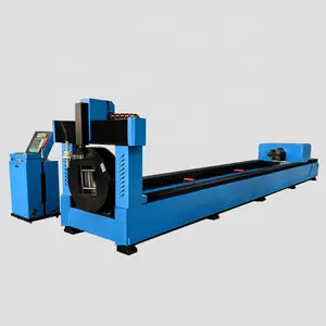 Tự động kim loại vuông ống CNC Plasma Máy cắt không khí Chuck ROTARY trục Plasma Máy cắt