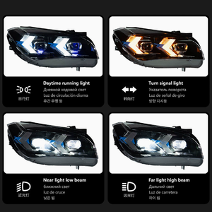 AURON LED Headlamp DRL Front for X1 E84 2010-2015 36W 6000K Universal Fitment Dual Color Yellow & White - Product Image 3