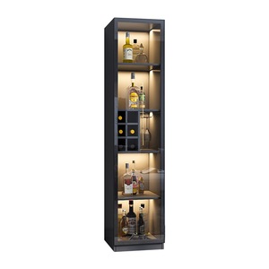 <span class=keywords><strong>Meuble</strong></span> à vin d'<span class=keywords><strong>angle</strong></span> moderne en verre avec rangement pour salon et <span class=keywords><strong>bar</strong></span> à domicile - Product Image 1