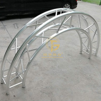 Truss circulaire en alliage d'aluminium Structure circulaire en forme d'arc Truss d'éclairage pour les expositions Mariages Spectacles Activités
