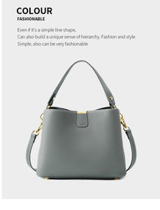 Sacs à main en cuir de luxe pour femmes, de marque célèbre, de créateur de mode personnalisé, sacs seau, sacs à bandoulière pas chers pour femmes - Product Image 3