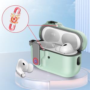 Nouveau étui de protection pour <span class=keywords><strong>Apple</strong></span> <span class=keywords><strong>Airpods</strong></span> Pro 3 étui casque écouteurs accessoires avec porte-clés pour <span class=keywords><strong>Airpods</strong></span> 3 <span class=keywords><strong>2</strong></span> 1 Air Pro - Product Image 2