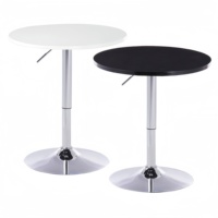 Table de Bar Ronde Blanche de Haute Qualité, Design Élévateur Simple et Créatif pour Usage Commercial, Pub, Salle à Manger, Extérieur et Hall