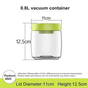 <span class=keywords><strong>2025</strong></span> chân không nhà bếp thực phẩm Canister đẩy loại nhựa chân không niêm phong vòng kín Jar Tabletop niêm phong Tritan lưu trữ <span class=keywords><strong>container</strong></span> - Product Image 5