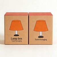 Boîtes rigides portables écologiques en papier avec impression numérique personnalisée, ampoule LED, emballage biodégradable et design unique