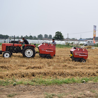 Presse à balles agricole mini entièrement automatique à prix d'usine, machine d'emballage de balles