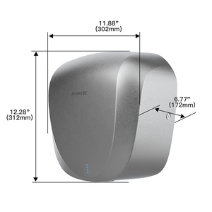 Sèche-mains automatique professionnel en acier inoxydable AK2901, fabriqué en Chine, pour hôtels et usage domestique, avec filtre HEPA - Product Image 6