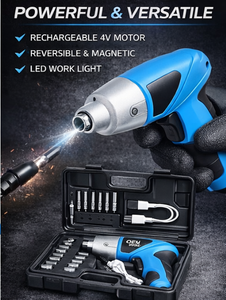 Juego de Destornilladores Eléctricos Inalámbricos Recargables de Litio-Ion de 3.6V, 5 Piezas, para el Hogar, Venta al Por Mayor - Product Image 2