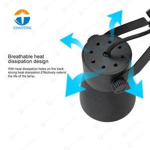 Sistema de riel comercial empotrado, <span class=keywords><strong>foco</strong></span> ajustable de superficie de techo Cob <span class=keywords><strong>Mr16</strong></span> Gu10, accesorios de <span class=keywords><strong>foco</strong></span>, carcasa de luz de pista Led - Product Image 4