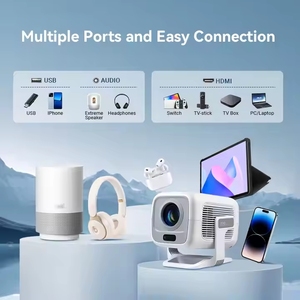Mini Proyector LED Inteligente YDH-X3 con Android 13, Video 4k Oficial de <span class=keywords><strong>Netfly</strong></span>, Proyector 1080p Inalámbrico con Wifi, Proyector Portátil para el Hogar - Product Image 2
