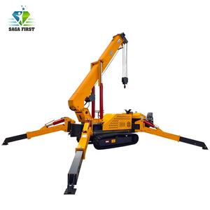 <span class=keywords><strong>Mini</strong></span> Spider Crane Teleskopik 8T untuk Angkat Beban Berat, Elevator, dan Pemasangan Dinding Kaca - Product Image 4