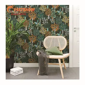 Creative type home decoration wall paper pvc waterproof wallpaper for living room