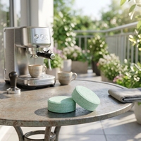 Tablettes détartrantes universelles solides pour machine à café, détergent personnalisé pour éliminer les taches, le calcaire et la saleté
