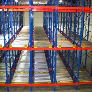 हॉट सेल ग्रेविटी पैलेट रैकिंग औद्योगिक शेल्फ़ फ्लो स्टेनलेस रोलर रैक - Product Image 5