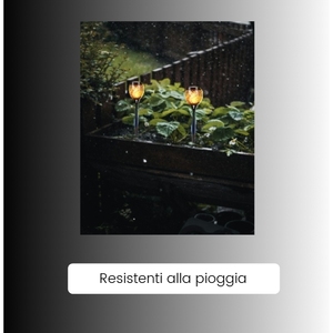 Realistic LED <b>Garden</b> <b>Lights</b> with Flame Effect <b>Solar</b> Lawn <b>Light</b> 5W Low Energy Decorative Class a <b>Solar</b> <b>Lights</b> - Product Image 3