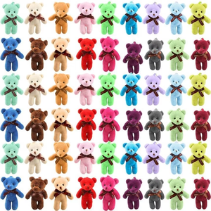 Juguetes <span class=keywords><strong>de</strong></span> Peluche <span class=keywords><strong>de</strong></span> 10-35 cm, OEM ODM, Lindos Peluches Personalizados, Muñecos <span class=keywords><strong>de</strong></span> Animales Rellenos con Algodón y Poliéster, Osito <span class=keywords><strong>de</strong></span> Peluche Lavable - Product Image 1