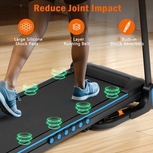 Tapis Roulant Pieghevole Automatico con Inclinazione per Corsa e Camminata, 3.0 HP, Capacità di Carico 350 Libbre, Disponibile in Stock Oltremare - Product Image 5