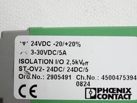 1 buah baru asli Contact 2905491 ST-OV2-24DC/24DC/5 Solid State Relay PLC yang belum terpakai