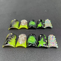 Uñas Postizas Hechas a Mano de Alta Calidad, Forma de Pico de Pato, Estilo 3D, Venta al Por Mayor de Fábrica, Personalización Disponible