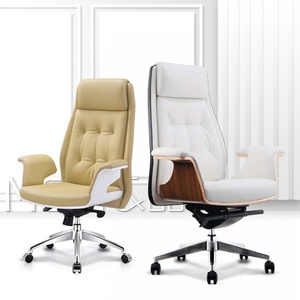 Wholesale China Black Ergonomic <b>Desk</b> Executive Chair CEO PU Leather Office Chair - Product Image 1