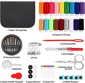 Kits de couture en gros : Coffret multifonction DIY pour la couture à la main, le quilting, la broderie, les fils, les accessoires et les outils - Product Image 6