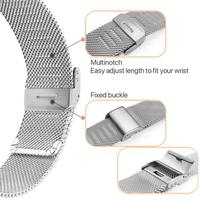 Prix de gros pour Garmin Fenix 8/7S/6S/5S 20mm xDfind Bracelet de montre à boucle en métal milanais Accessoires pour montre intelligente