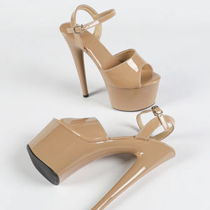 Sandales à talons hauts polyvalentes à plateforme imperméables pour femmes, modèle Catwalk, nouvelle collection, chaussures de marque à bride unique - Product Image 4