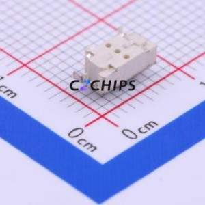 1TS002G-1200-3500-CT Tactile Switch SMD,3.5x7.6mm Switch Single Pole Single Throw Rectangle Button 1.2N Horizontal Mount - Product Image 2