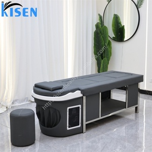 KISEN Nouveau Lit de Lavage Capillaire et de Massage pour Spa, Équipement de Salon de Beauté, Lit de Moxibustion, Bol de Thérapie Capillaire - Product Image 1