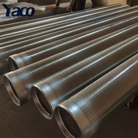 Tuyau de filtration haute résistance avec écran spécial pour le contrôle du sable et la protection des murs, à fentes stabilisées et gainé de fil
